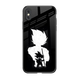 Monochrome Goku iPhone XS Glass Back Cover Online