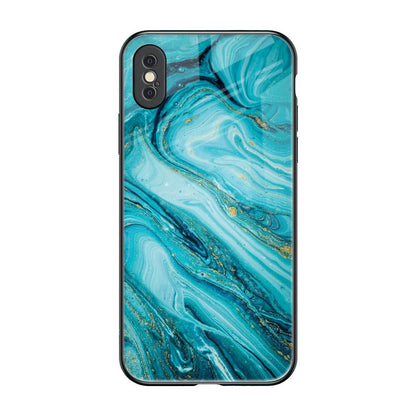 Ocean Marble iPhone XS Glass Back Cover Online