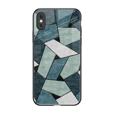 Abstact Tiles iPhone XS Glass Back Cover Online