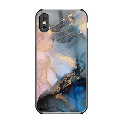 Marble Ink Abstract iPhone XS Glass Back Cover Online