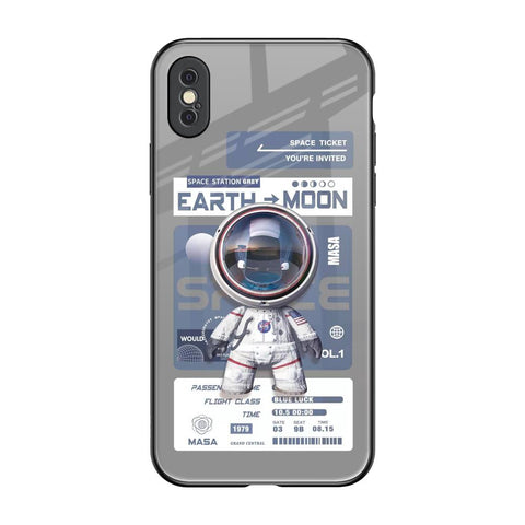 Space Flight Pass iPhone XS Glass Back Cover Online