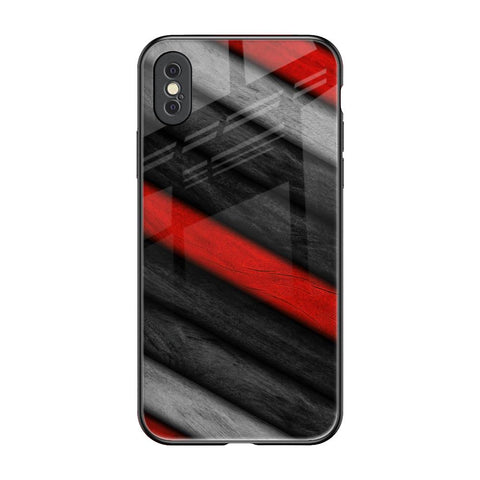 Soft Wooden Texture iPhone XS Glass Back Cover Online