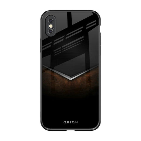 Dark Walnut iPhone XS Glass Back Cover Online