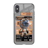 Space Ticket iPhone XS Glass Back Cover Online