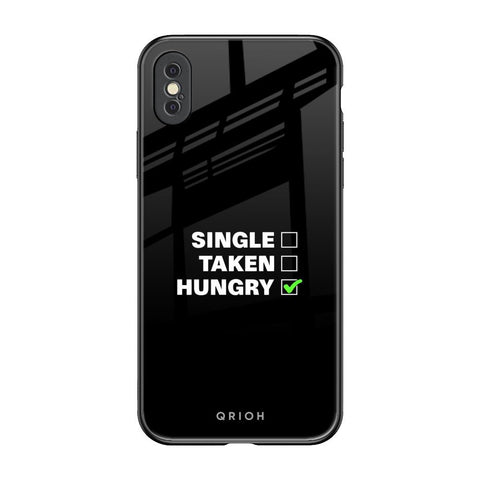 Hungry iPhone XS Glass Back Cover Online