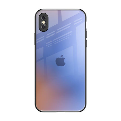 Blue Aura iPhone XS Glass Back Cover Online