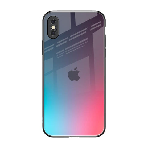 Rainbow Laser iPhone XS Glass Back Cover Online