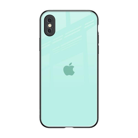 Teal iPhone XS Glass Back Cover Online