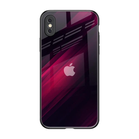 Razor Black iPhone XS Glass Back Cover Online