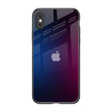 Mix Gradient Shade iPhone XS Glass Back Cover Online