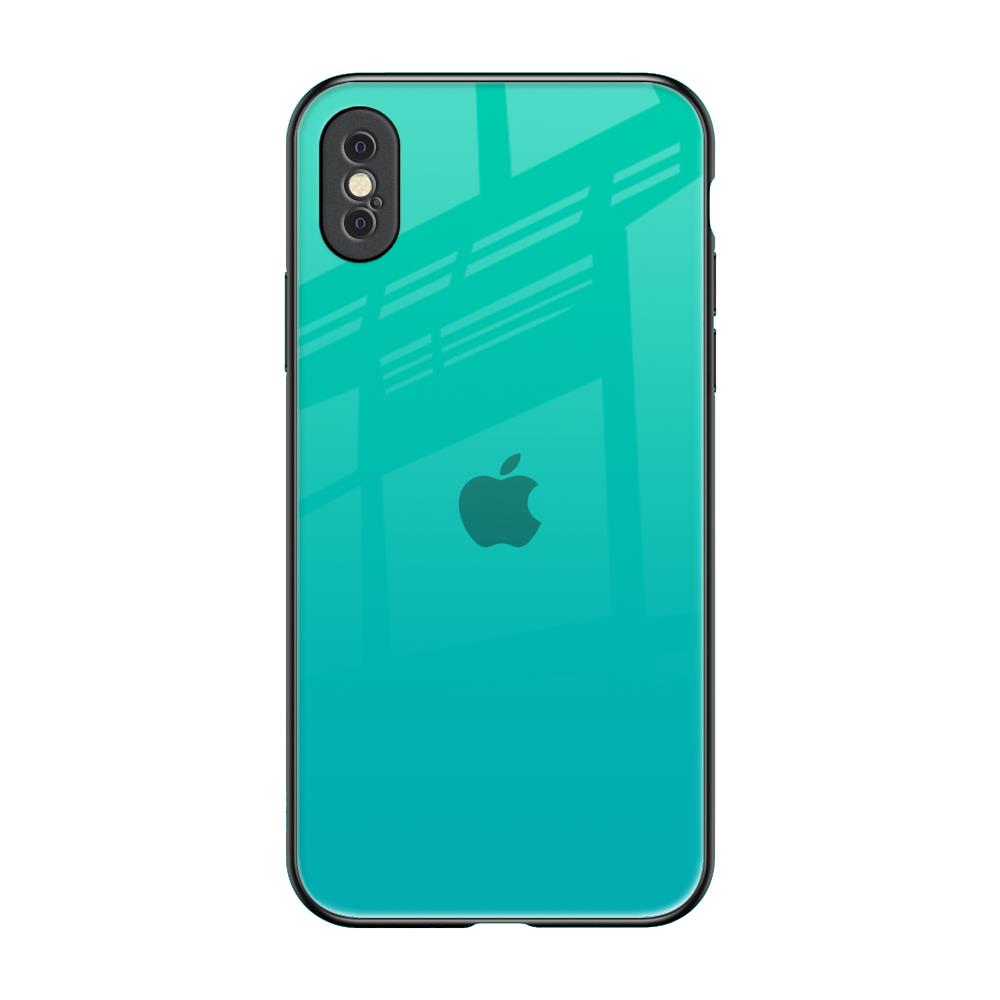 Cuba Blue iPhone XS Glass Back Cover Online