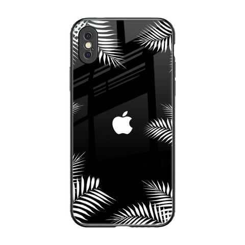 Zealand Fern Design iPhone XS Glass Back Cover Online