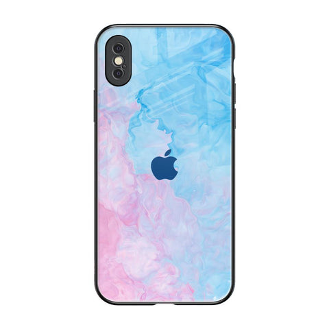 Mixed Watercolor iPhone XS Glass Back Cover Online