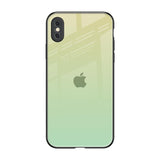Mint Green Gradient iPhone XS Glass Back Cover Online