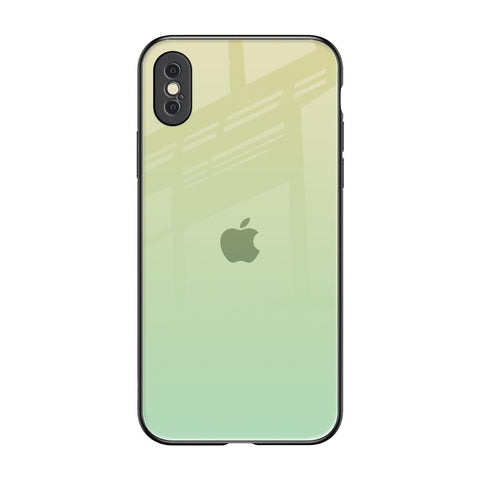 Mint Green Gradient iPhone XS Glass Back Cover Online