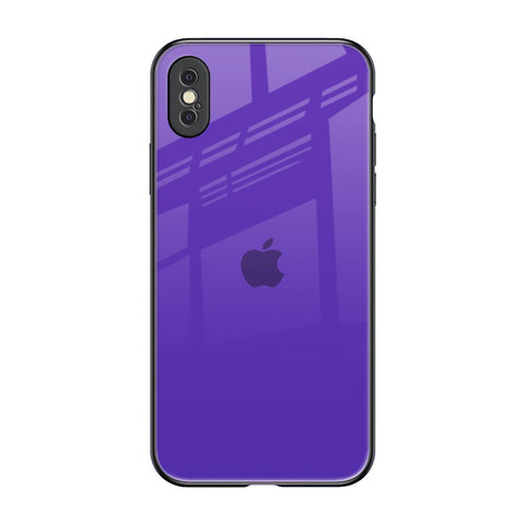 Amethyst Purple iPhone XS Glass Back Cover Online