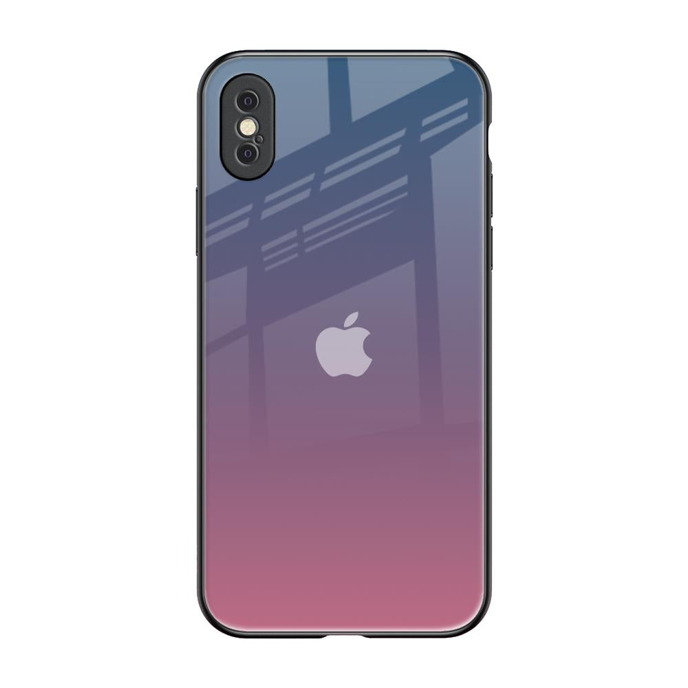 Pastel Gradient iPhone XS Glass Back Cover Online