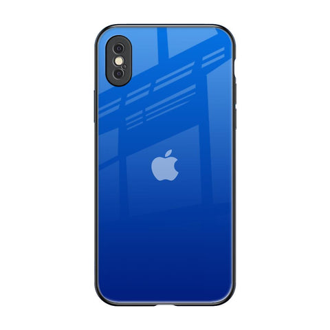 Egyptian Blue iPhone XS Glass Back Cover Online
