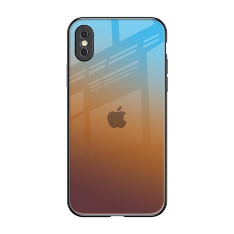 Rich Brown iPhone XS Glass Back Cover Online