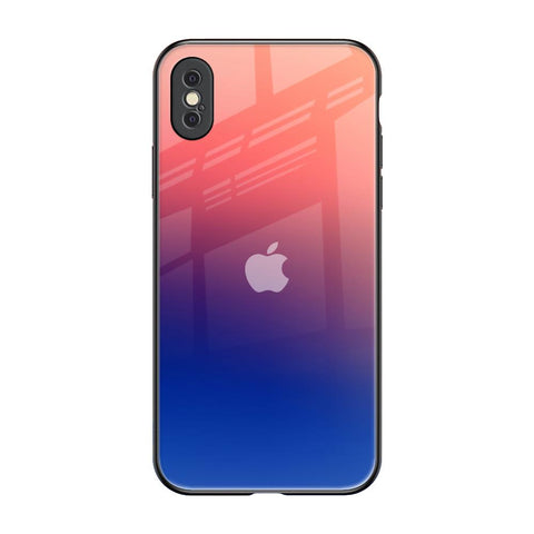 Dual Magical Tone iPhone XS Glass Back Cover Online