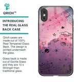 Space Doodles Glass Case for iPhone XS