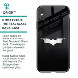 Super Hero Logo Glass Case for iPhone XS