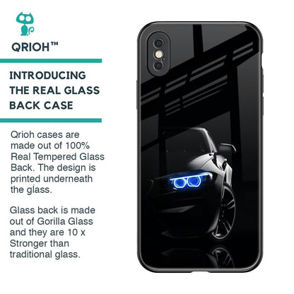 Car In Dark Glass Case for iPhone XS