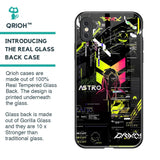 Astro Glitch Glass Case for iPhone XS