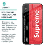Supreme Ticket Glass Case for iPhone XS