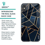 Abstract Tiles Glass Case for iPhone XS