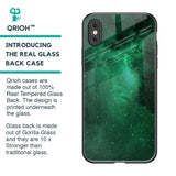 Emerald Firefly Glass Case For iPhone XS