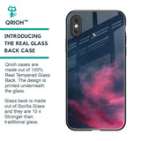 Moon Night Glass Case For iPhone XS