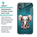Adorable Baby Elephant Glass Case For iPhone XS
