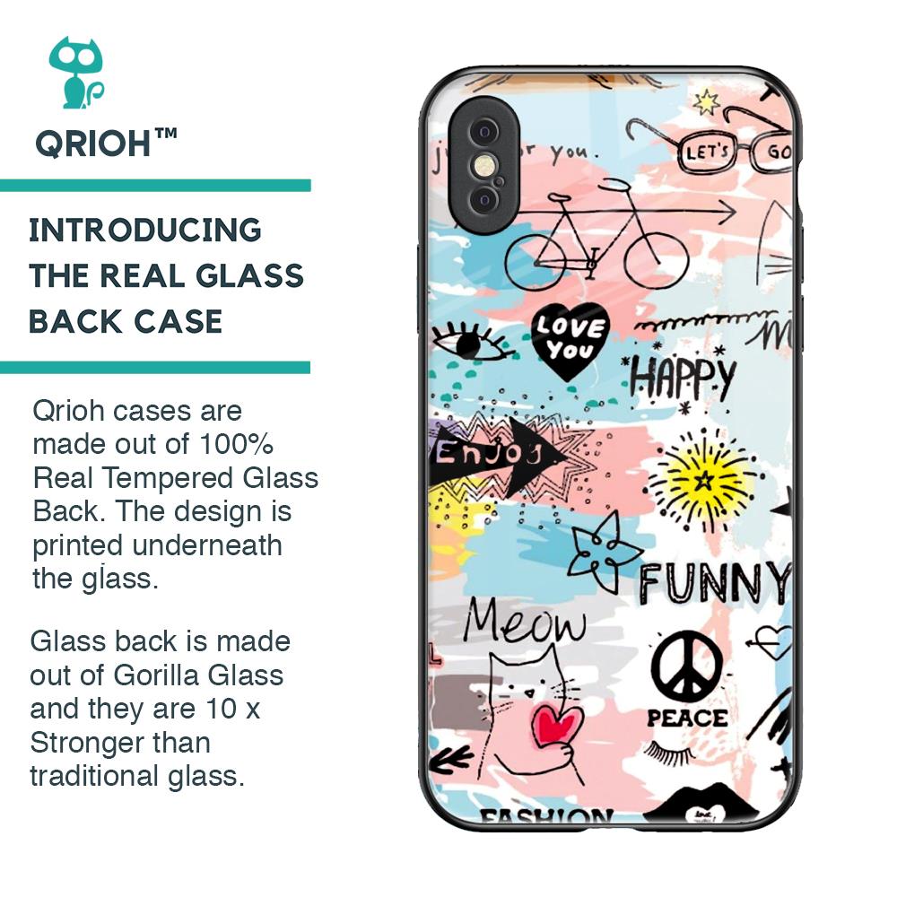 Just For You Glass Case For iPhone XS