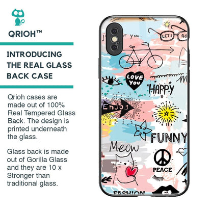 Just For You Glass Case For iPhone XS