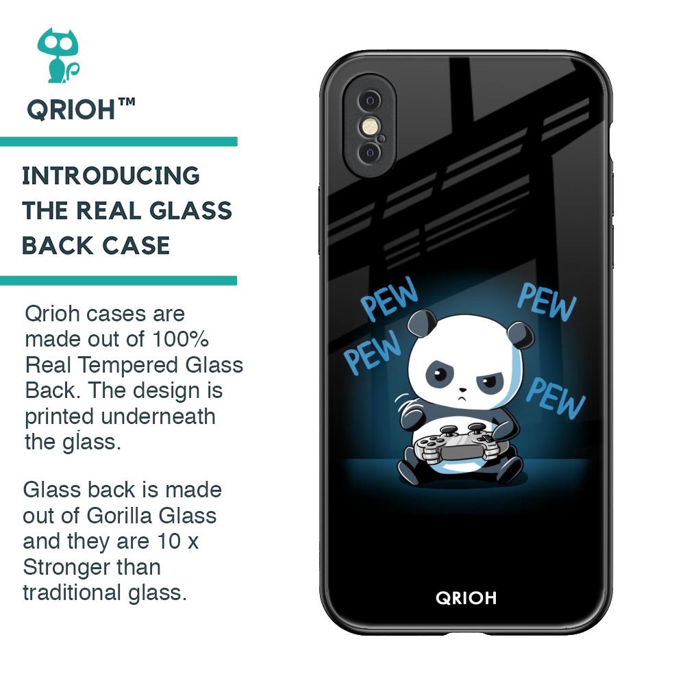 Pew Pew Glass Case for iPhone XS