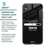 Error Glass Case for iPhone XS
