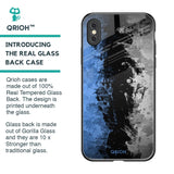 Dark Grunge Glass Case for iPhone XS