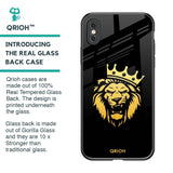 Lion The King Glass Case for iPhone XS