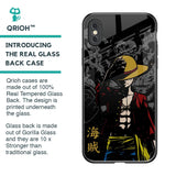 Dark Luffy Glass Case for iPhone XS