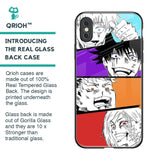 Anime Sketch Glass Case for iPhone XS