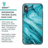 Ocean Marble Glass Case for iPhone XS