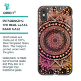 Floral Mandala Glass Case for iPhone XS