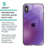 Ultraviolet Gradient Glass Case for iPhone XS