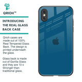 Cobalt Blue Glass Case for iPhone XS
