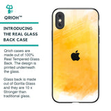 Rustic Orange Glass Case for iPhone XS