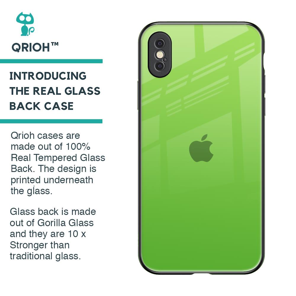 Paradise Green Glass Case For iPhone XS