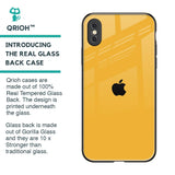 Fluorescent Yellow Glass case for iPhone XS