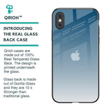 Deep Sea Space Glass Case for iPhone XS