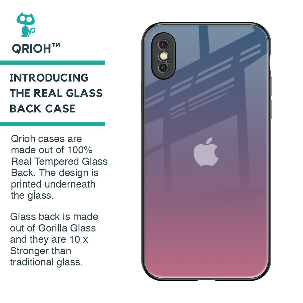 Pastel Gradient Glass Case for iPhone XS